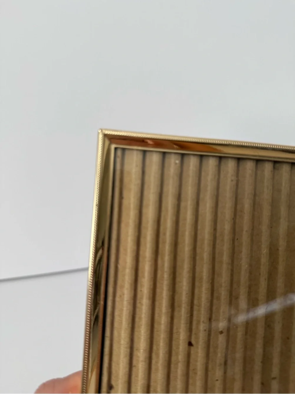 5x7 “ Gold Photo Frame for Tabletop Display - Classic Accent